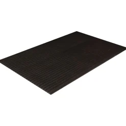 Crown Mats Tuff-Spun Foot-Lover Anti-Fatigue Mat, 36" x 144", Black (FL 3612BK)