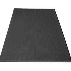 Crown Mats Tuff-Spun Foot-Lover Anti-Fatigue Mat, 36" x 144", Black (FL 3612BK)