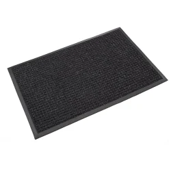 Crown Mats Crown Super-Soaker Wiper/Scraper Floor Mat, 36" x 60", Charcoal (CWNSSR035CH)