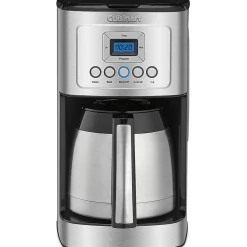 Cuisinart 12-Cups Automatic Drip Coffee Maker, Black Stainless (DCC-3400P1)