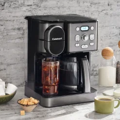 Cuisinart 12-Cups Single Serve & Automatic Drip Coffee Maker, Black Stainless (SS-16BKS)