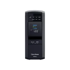 CyberPower PFC Sinewave Series 1000VA UPS, 10-Outlet, Black (CP1000PFCLCD)