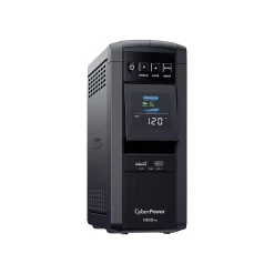 CyberPower PFC Sinewave Series 1000VA UPS, 10-Outlet, Black (CP1000PFCLCD)