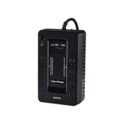 CyberPower 650VA 8-Outlet UPS, Black (SX650U)