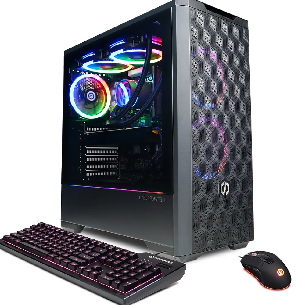 Sale CyberPowerPC Gamer Supreme Gaming Desktop Computer, Intel Core i7-14700F, 16GB Memory, 2TB SSD (SLC10000CPGV15)