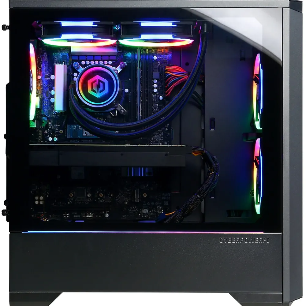 Sale CyberPowerPC Gamer Supreme Gaming Desktop Computer, Intel Core i7-14700F, 16GB Memory, 2TB SSD (SLC10000CPGV15)