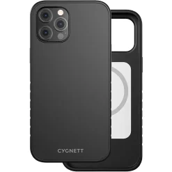 Cygnett AlignPro MagSafe Phone Case for iPhone 12 Pro, Black (CY3593CPMAG)
