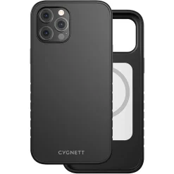 Cygnett AlignPro MagSafe Phone Case for iPhone 12 Pro/Max, Black (CY3594CPMAG)