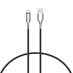 Armored 2.0 USB-C to USB-A Charge and Sync Cable, 6', Black (CY2682PCUSA)<Cygnett Online