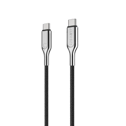 Armored 2.0 USB-C to USB-C Charge and Sync Cable, 3', Black (CY2677PCTYC)<Cygnett Hot