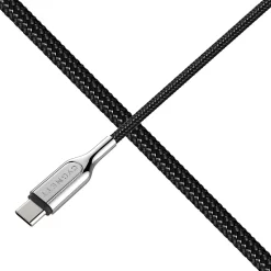 Armored 2.0 USB-C to USB-C Charge and Sync Cable, 3', Black (CY2677PCTYC)<Cygnett Hot