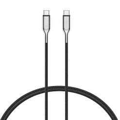 Armored 2.0 USB-C to USB-C Charge and Sync Cable, 3', Black (CY2677PCTYC)<Cygnett Hot