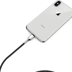 Armored Lightning to USB-C Charge and Sync Cable, 3', Black (CY2799PCCCL)<Cygnett Hot