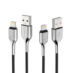Armored Lightning to USB Charge and Sync Cable, 9', Black (CY2671PCCAL)<Cygnett Clearance