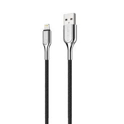 Armored Lightning to USB-A Charge and Sync Cable, 3.28', Black (CY2669PCCAL)<Cygnett Online