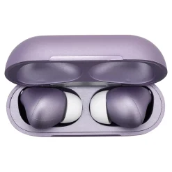 Pro Wireless Noise Canceling Earbuds, Bluetooth, Satin Purple (Pro-Satin-Purple)<3D Luxe Outlet
