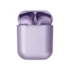 TWS Wireless Earbuds, Bluetooth, Satin Purple (TWS-Satin-Purple)<3D Luxe Outlet