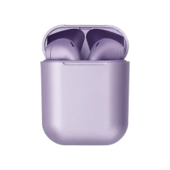 TWS Wireless Earbuds, Bluetooth, Satin Purple (TWS-Satin-Purple)<3D Luxe Outlet