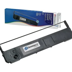 DataProducts Data Products R6041 Nylon Printer Ribbon for OKI Pacemark 3410, Black