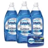 Platinum Liquid Dish Soap with Sponge, Refreshing Rain, 24 fl oz., 3/Carton (49041)<Dawn Hot
