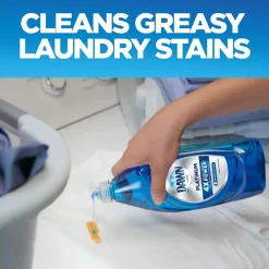 Platinum Liquid Dish Soap with Sponge, Refreshing Rain, 24 fl oz., 3/Carton (49041)<Dawn Hot