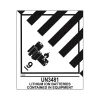 Online Decker Tape Products UN3481 LITHIUM-ION BATTERIES Shipping Label, 4" x 4.75", White/Black, 500 Labels/Roll (DL526P-3)