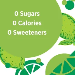 Deer Park Sparkling Water, Zesty Lime, 16.9 oz. Bottles, 24/Carton (12349502)