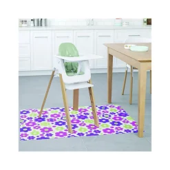 Chair Mats*Deflect-O FashionMat Lazy Daisies Hard Floor Chair Mat, 35" x 40", Low-Pile, Multicolor (CM3540LD)