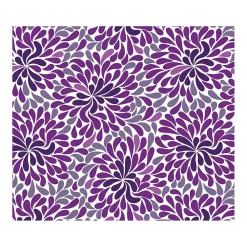 Chair Mats*Deflect-O FashionMat Purple Rain Hard Floor Chair Mat, 35" x 40", Low-Pile, Purple/White (CM3540PR)