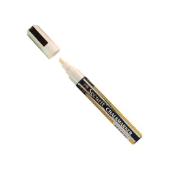 Markers|Deflect-O Wet Erase Marker, Chisel Point, White, 4/Pack (SMA510-V4-WT)