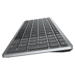 Dell Multi-Device Wireless Keyboard and Combo Optical Mouse, Gray (KM7120W-GY)
