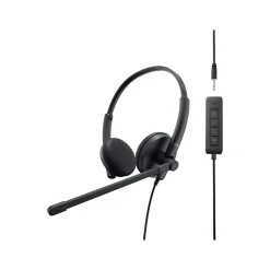 Discount Dell Noise Canceling Stereo On Ear Headset, USB-A/3.5mm (WH1022)