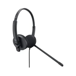 Discount Dell Noise Canceling Stereo On Ear Headset, USB-A/3.5mm (WH1022)