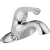 Delta Commercial HDF Single Handle Centerset Restroom Faucet, Chrome (501LF-HGMHDF)