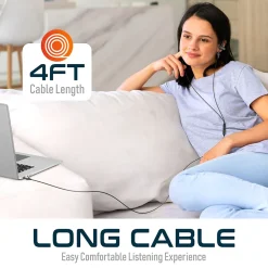 Outlet Delton 24ECA Stereo Earbuds, USB Type-C (DWH24ECA)