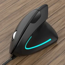 New Delton Ergonomic 12 Optical USB Mouse, Black (DMERG12-U)