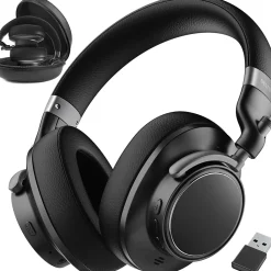 Discount Delton M201 Wireless Active Noise Cancelling Bluetooth Stereo Business Computer Headset, Black (DBHM201D)