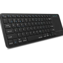 Delton N60 Bluetooth Keyboard with Touchpad, Small Portable Wireless Computer Keyboard, Black (DKMIN60-WB)