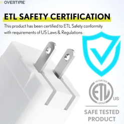 Delton USB-C/USB Wall & Car Chargers with Apple MFi Certified Lightning Cables for iPhone/iPad, White (DAC3IN12USBSL)<Overtime Hot