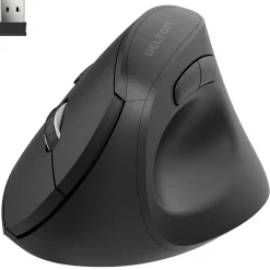 Clearance Delton S12P Wireless Optical 2.4 GHz Mouse, Black (DMERGS12P-WB)