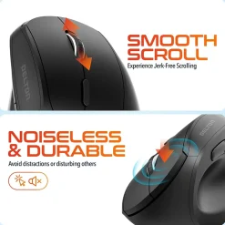 Clearance Delton S12P Wireless Optical 2.4 GHz Mouse, Black (DMERGS12P-WB)