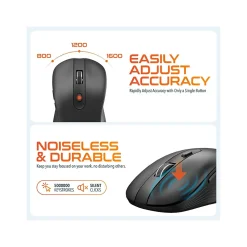 Clearance Delton Work Anywhere 90X Wireless Noise Canceling Bluetooth Computer On-Ear Headset Kit (DBND4WLS90XREG)