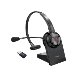 Hot Delton 50X Pro Wireless Noise Canceling Bluetooth Mono Computer On-Ear Headset, Black (DBTHEAD50XBTDL)
