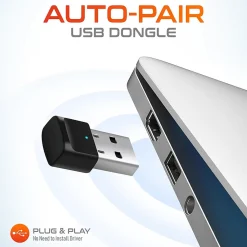 New Delton 20X Professional USB-C, 3.5mm Noise Canceling Bluetooth On Ear Headset (DBTHEAD20XBTDLHSAS1)