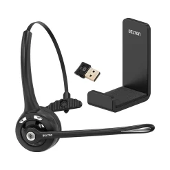 Hot Delton 10X Wireless Noise Canceling Bluetooth Mono On Ear Headset (10XBTDLHSAS1)