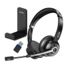Hot Delton 30X Wireless Noise Canceling Bluetooth Stereo Headset with Auto-Pair USB Dongle and Headset Hook (DBTHEAD30XBTDLHSAS1)