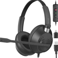 Best Delton 42Y Noise-Canceling Stereo Over-the-Ear Headset, USB Type-A (DWH42YAC)