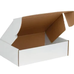 Unbranded Deluxe Literature Mailers, 14" x 14" x 4", White, 50/Bundle (MFL14144)