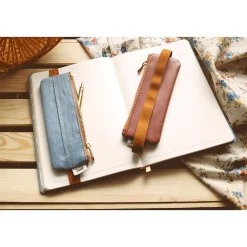 Notebooks|Denik Denim Blue Distressed Notebook Pouch, Blue (NBPOUCH001)