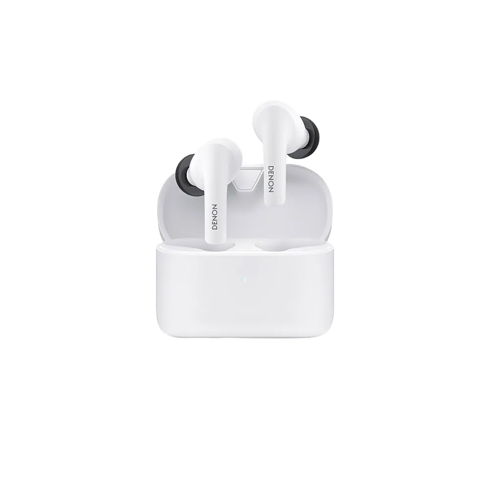 Wireless Noise Canceling Earbuds, Bluetooth, White (AHC630WT)<Denon Outlet